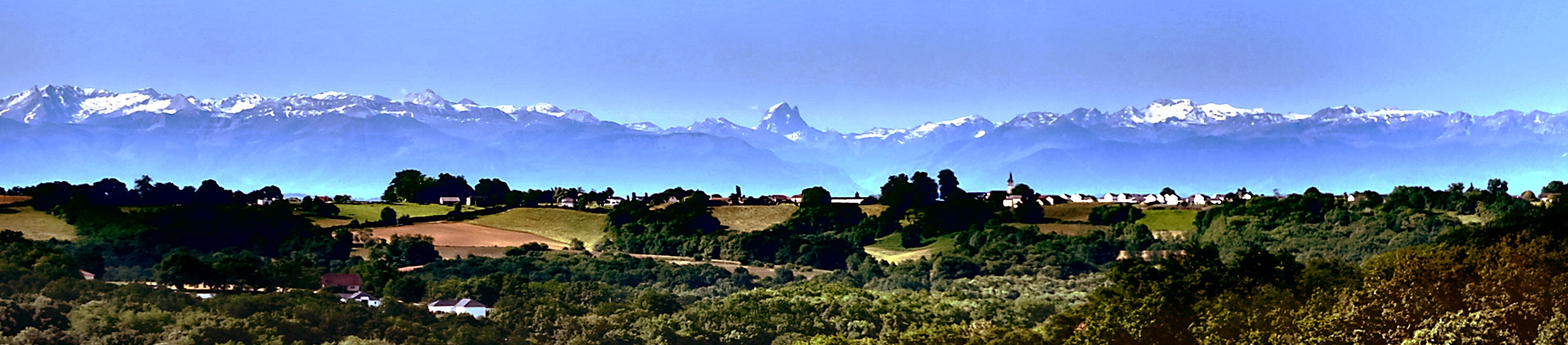 Vue depuis le bois de Bège 
