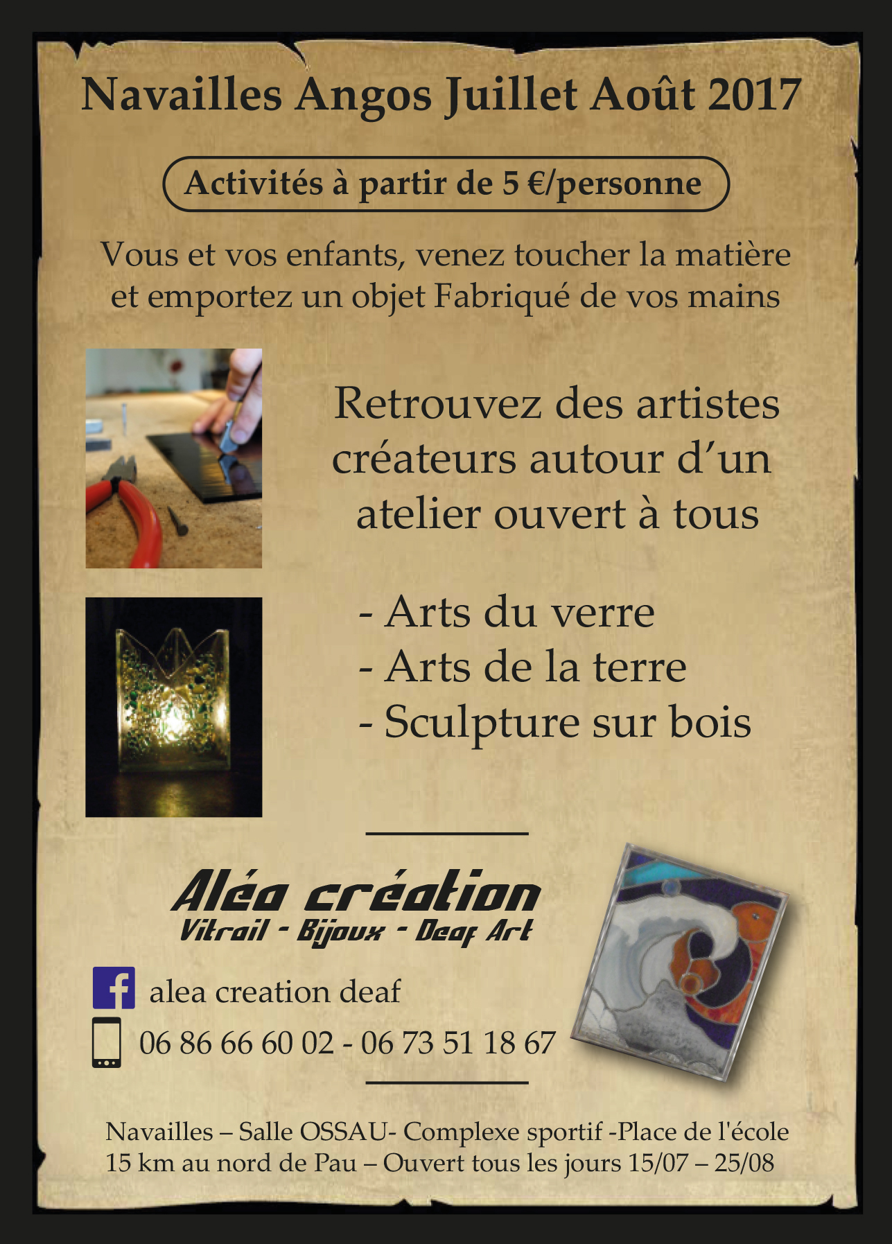 Flyer pour site recto