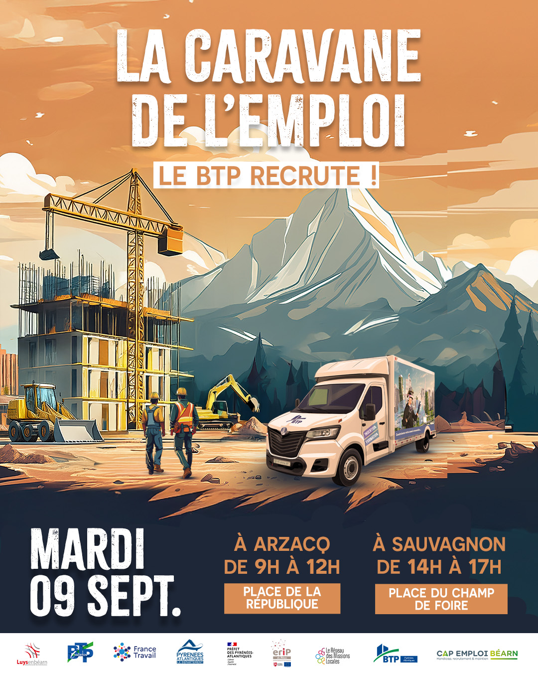 post rs caravane emploi arzacq sauvagnon