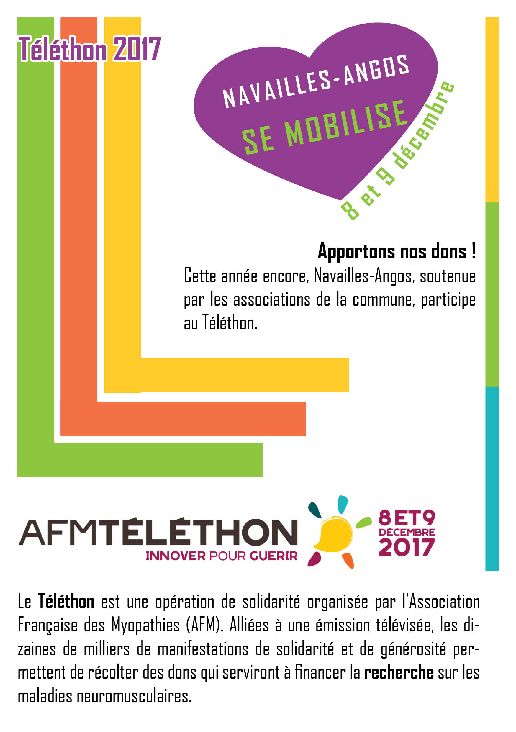 Flyer Recto Verso Telethon 2017 RECTO