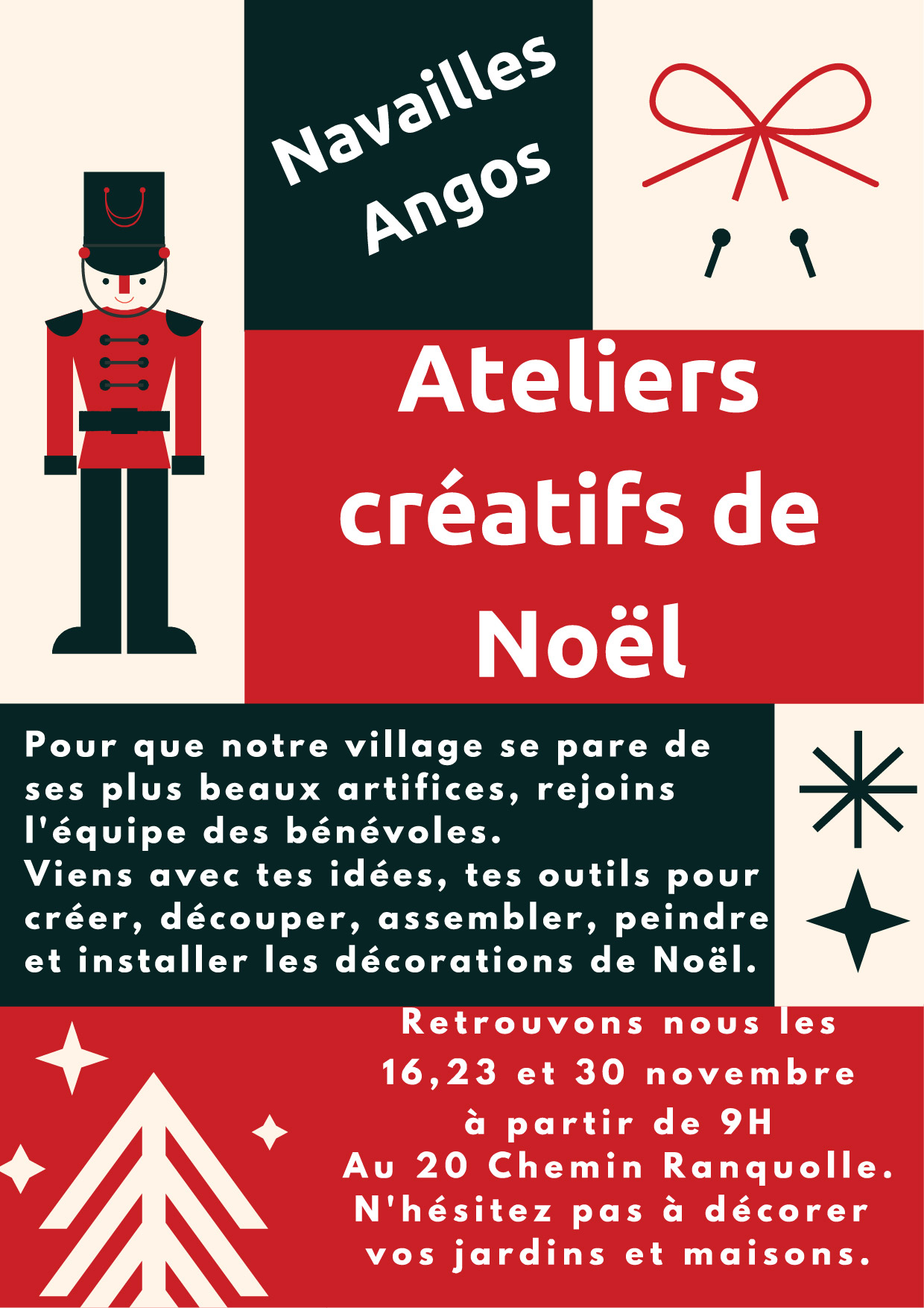 AFFICHE ATELIERS DE NOEL 01