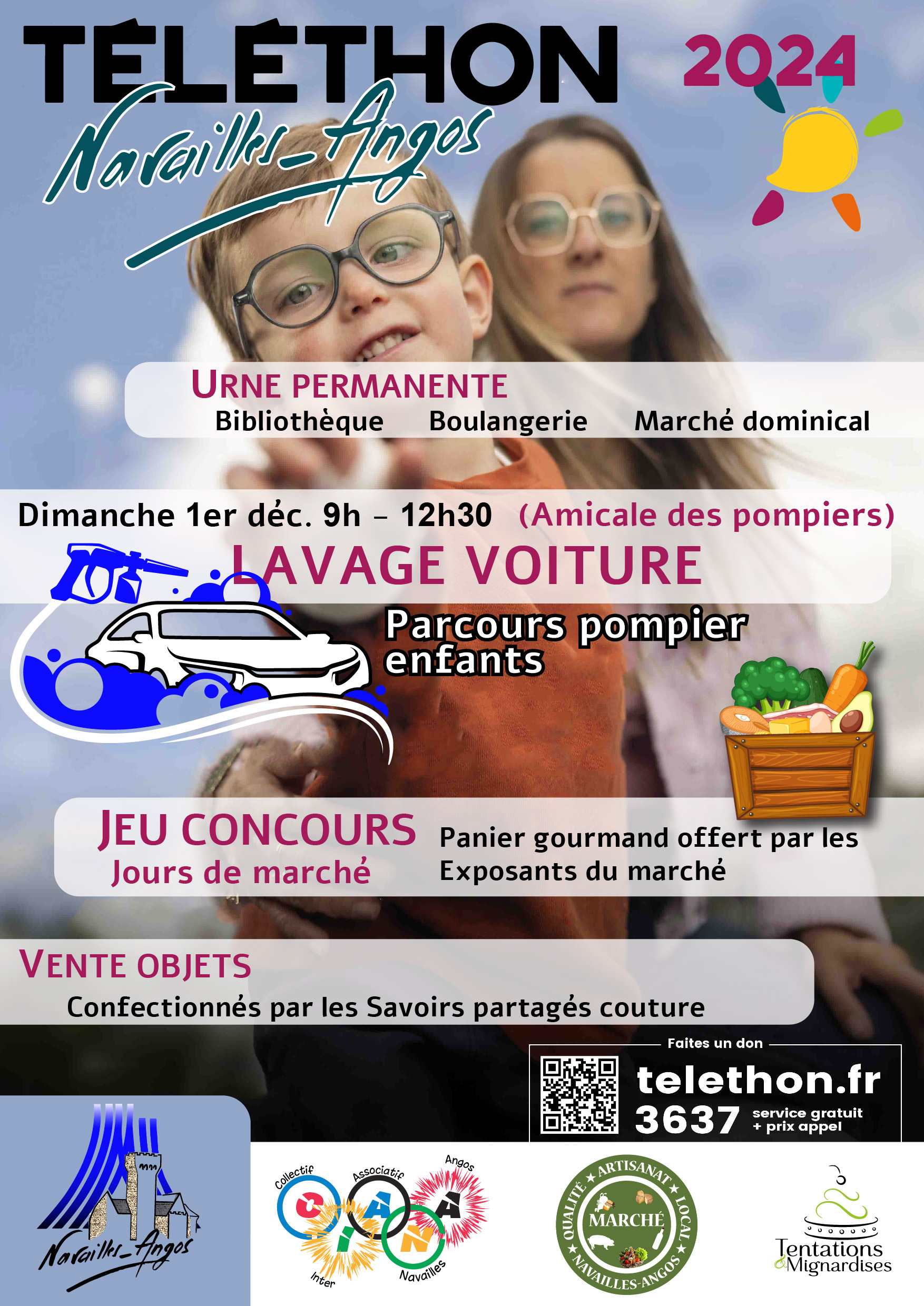 flyer recto verso telethon 2023 web
