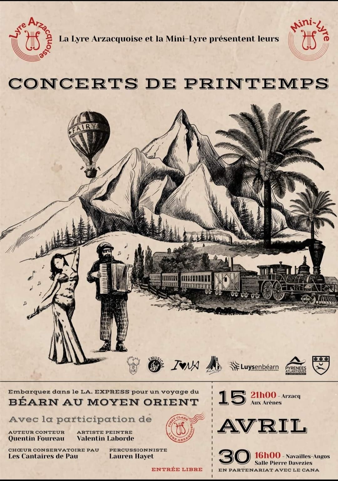 affiche lyre arzacquoise concert na 2023 04 30