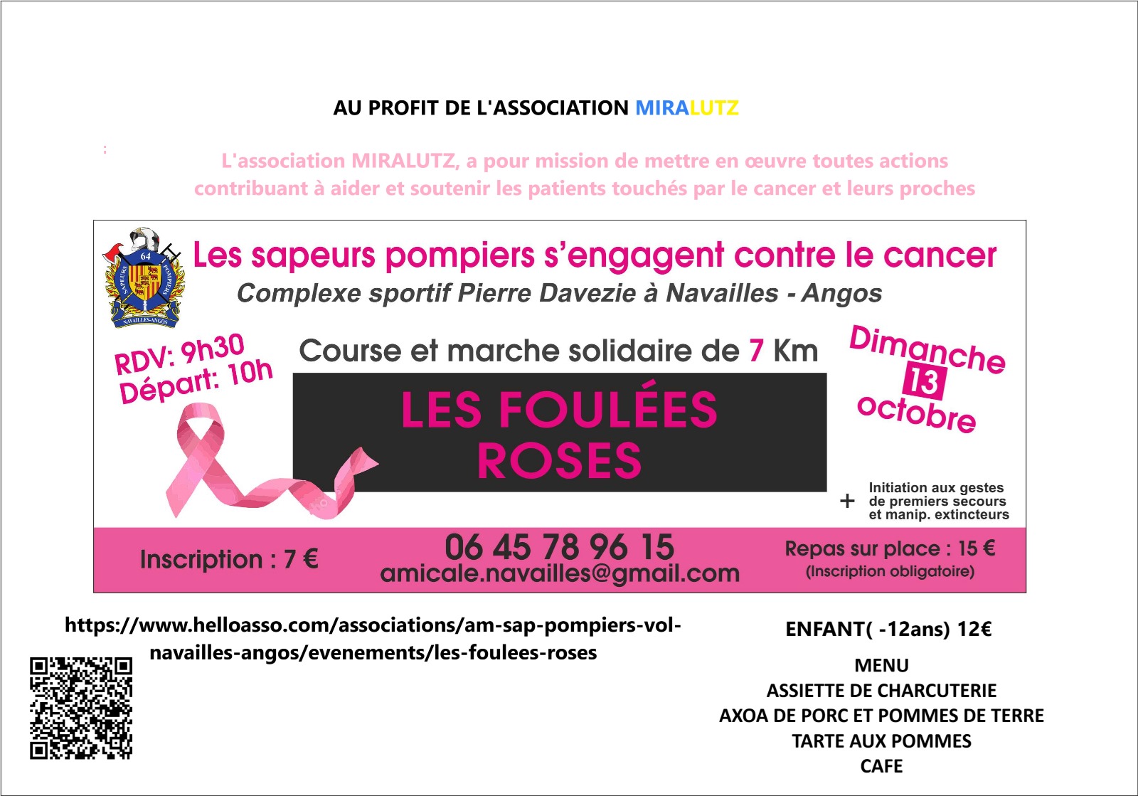 Affiche Foules Roses 2024