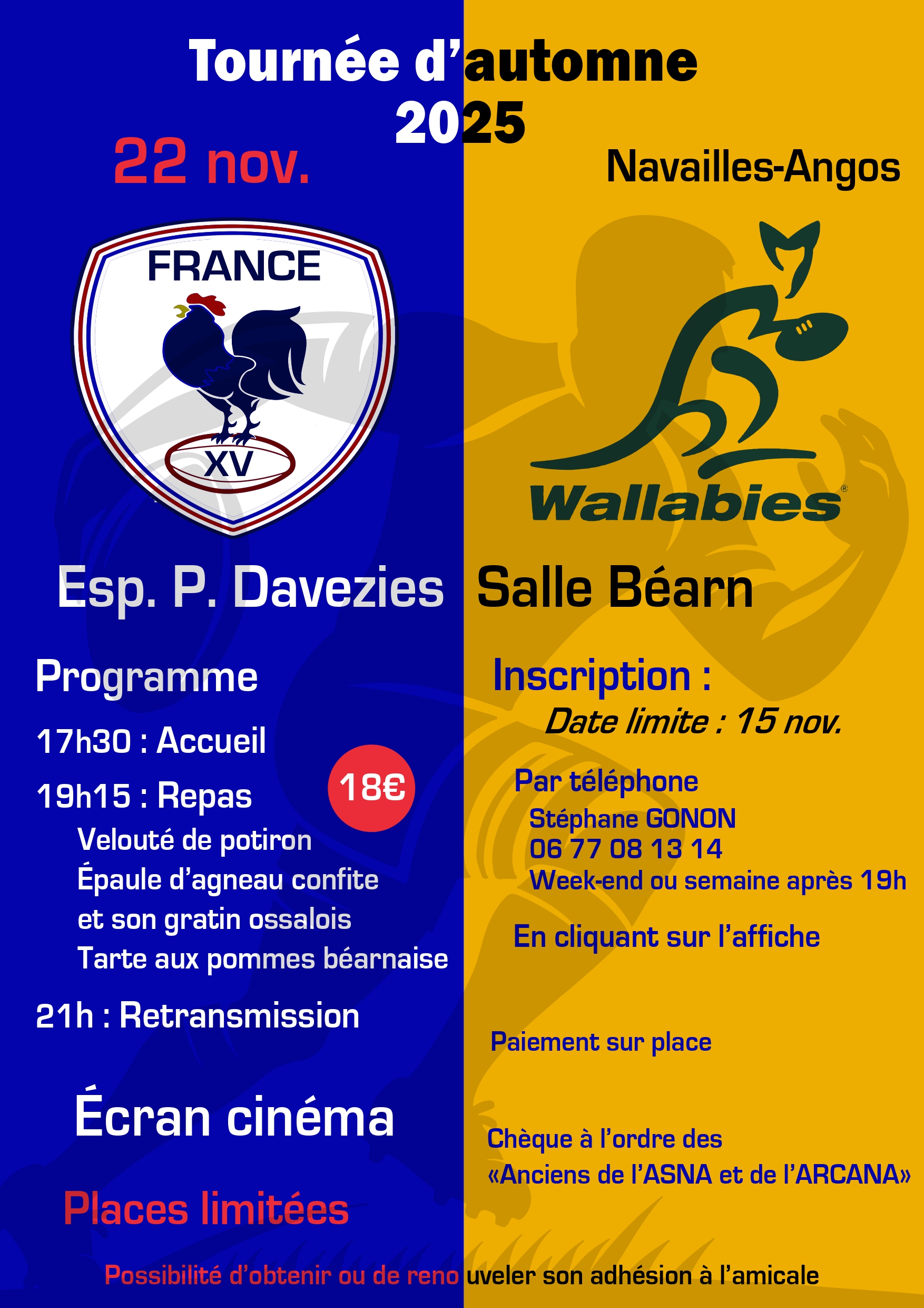 affiche france afrique du sud 2025