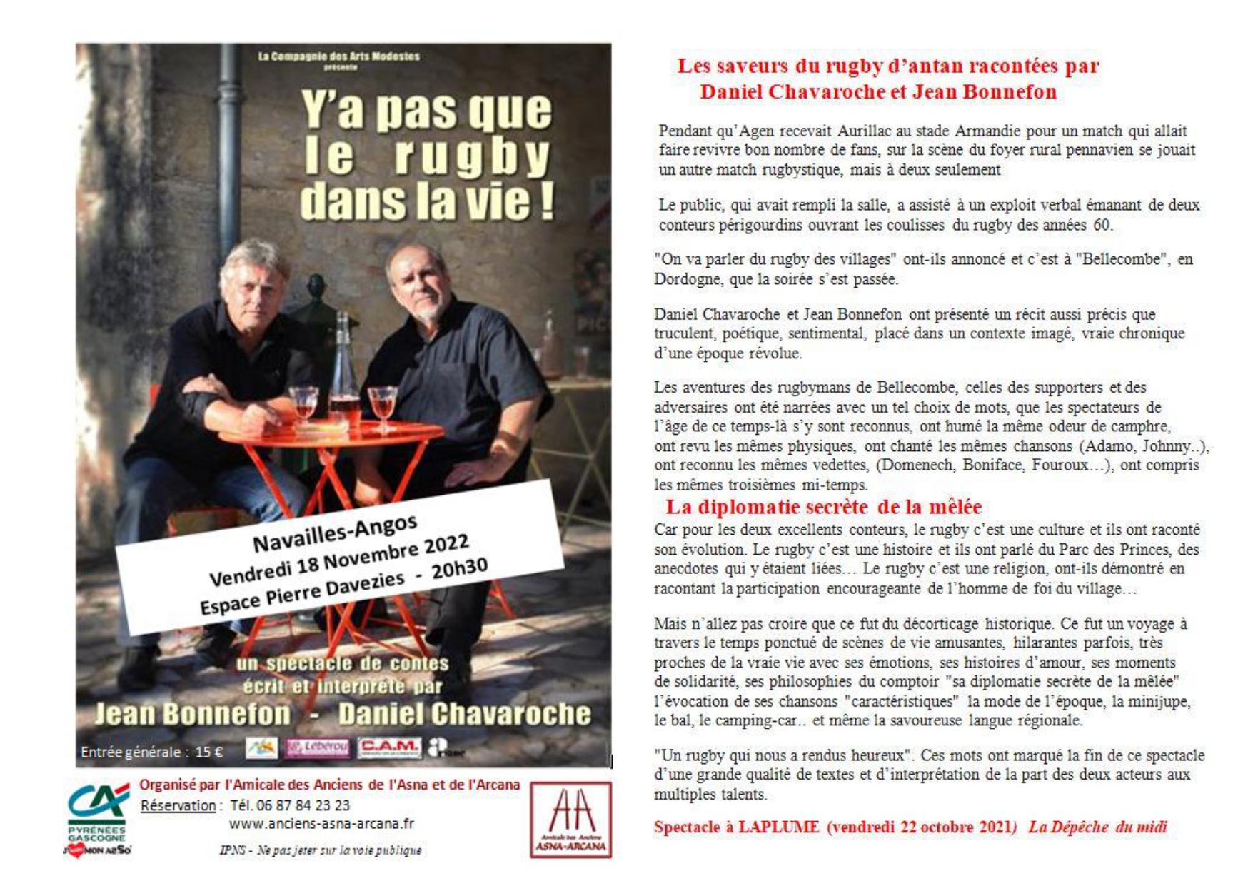 flyer communique de presse
