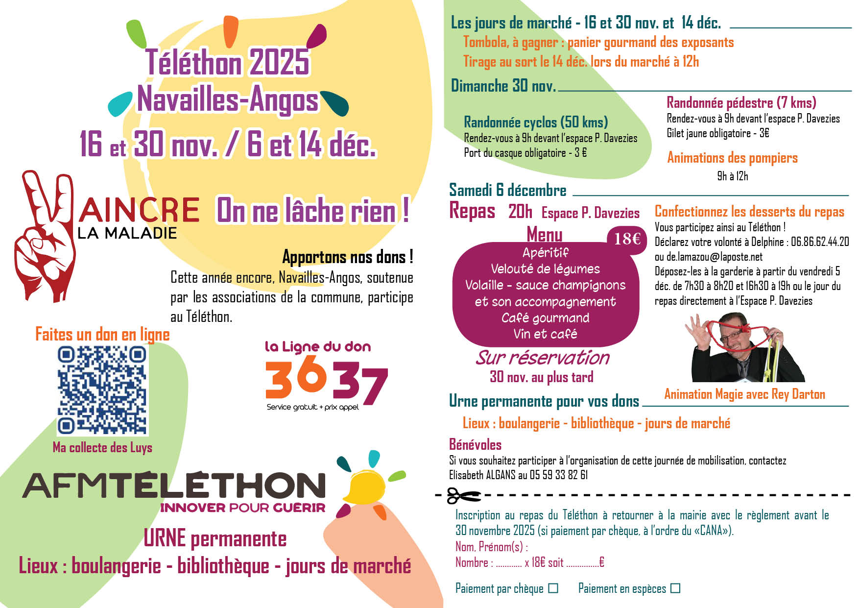 flyer recto verso telethon 2025 diffusion web
