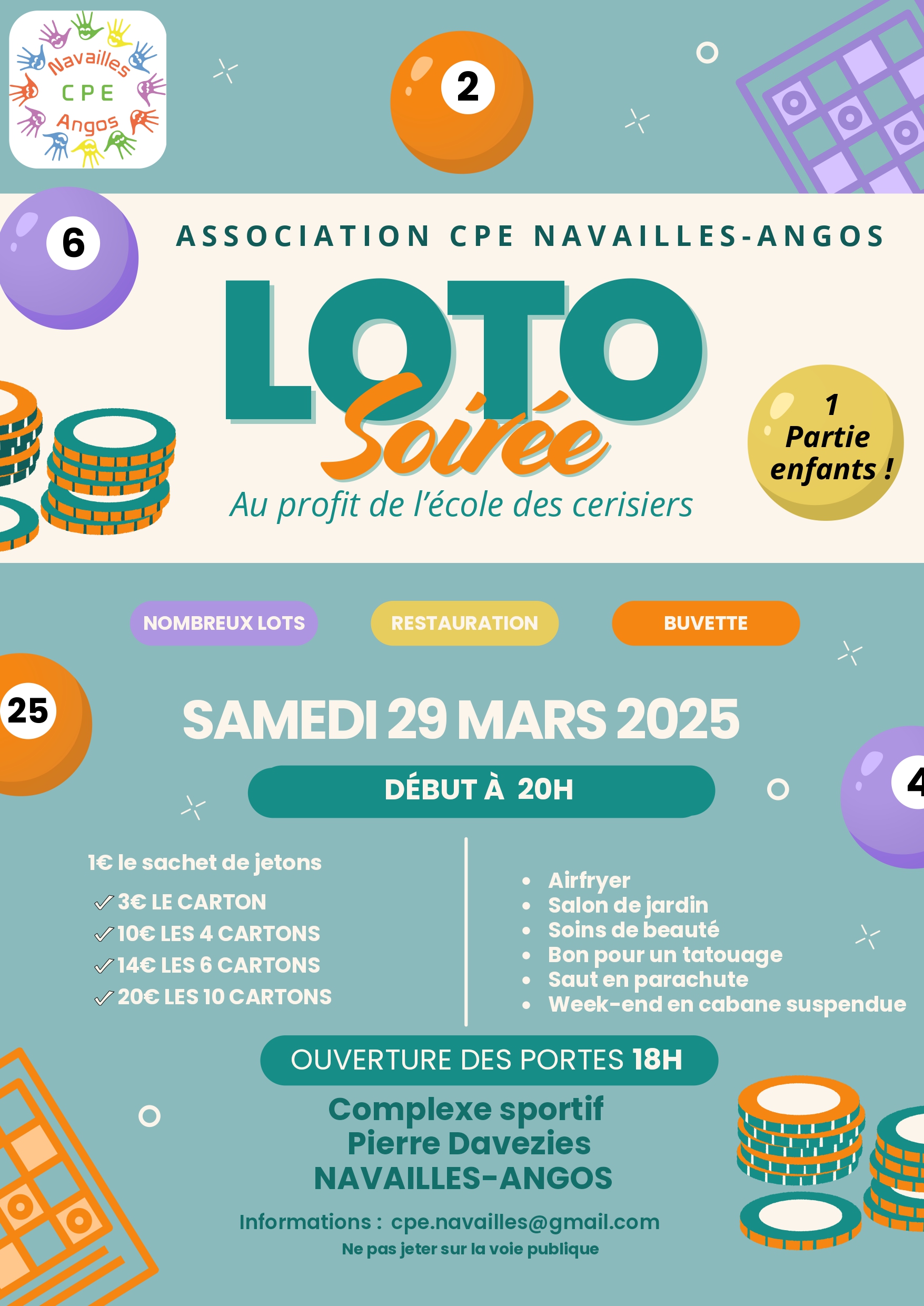 affiche loto cpe 2025