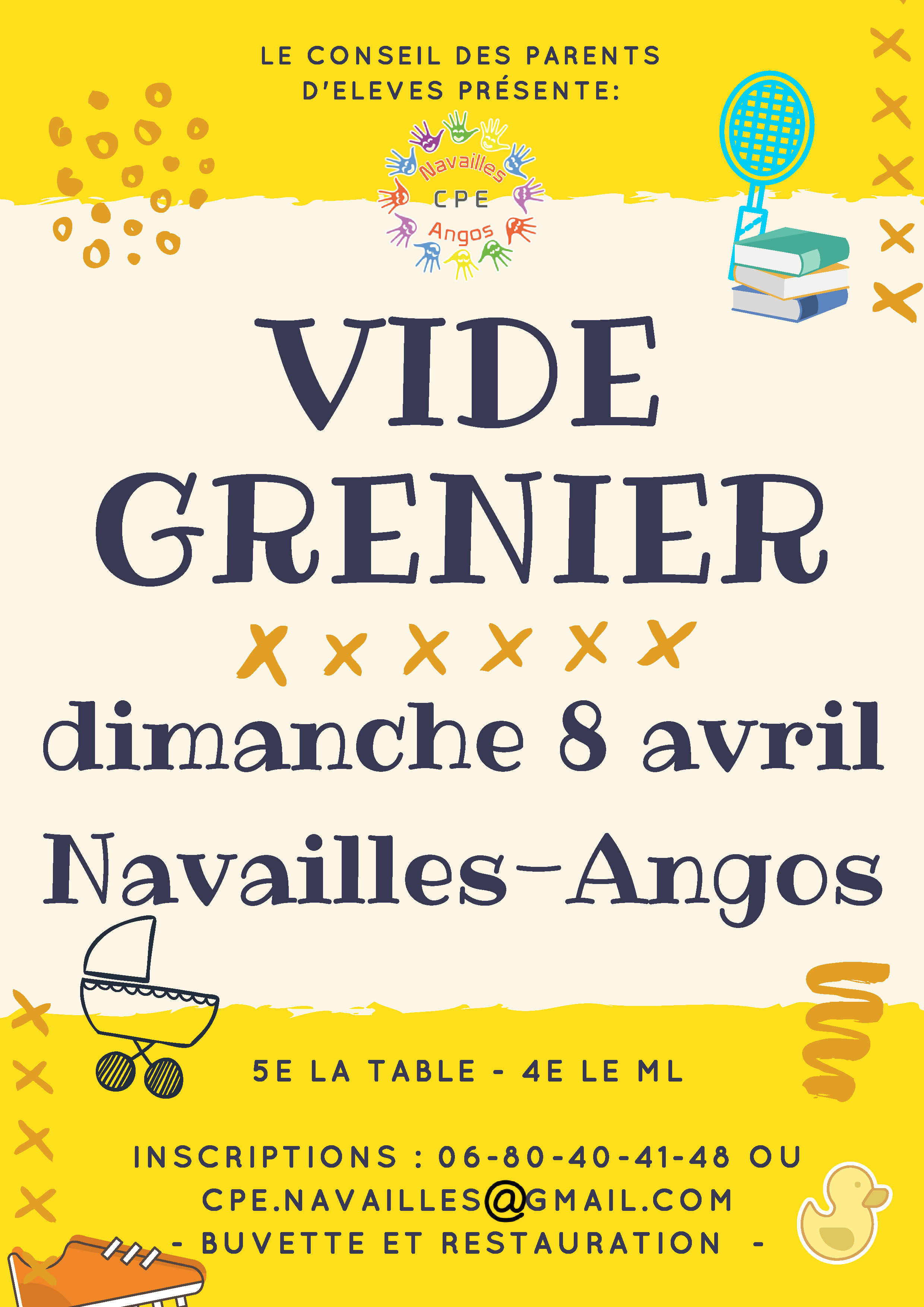 VideGrenier cpe affiche 2018