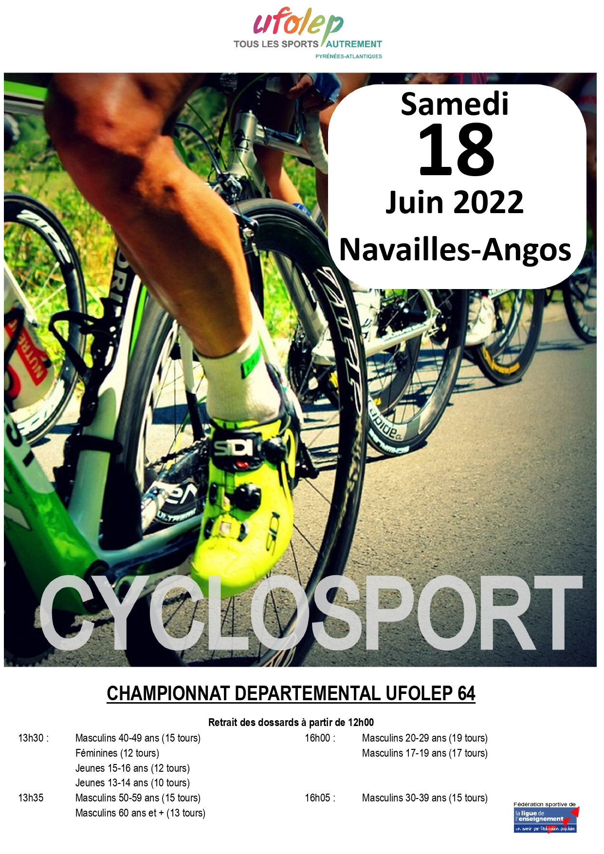CHAMPIONNAT CYCLOS UFOLEF 64 2022