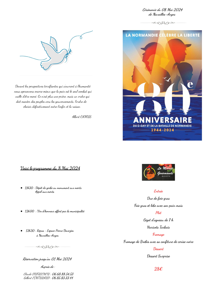 programme du 8 mai 2022