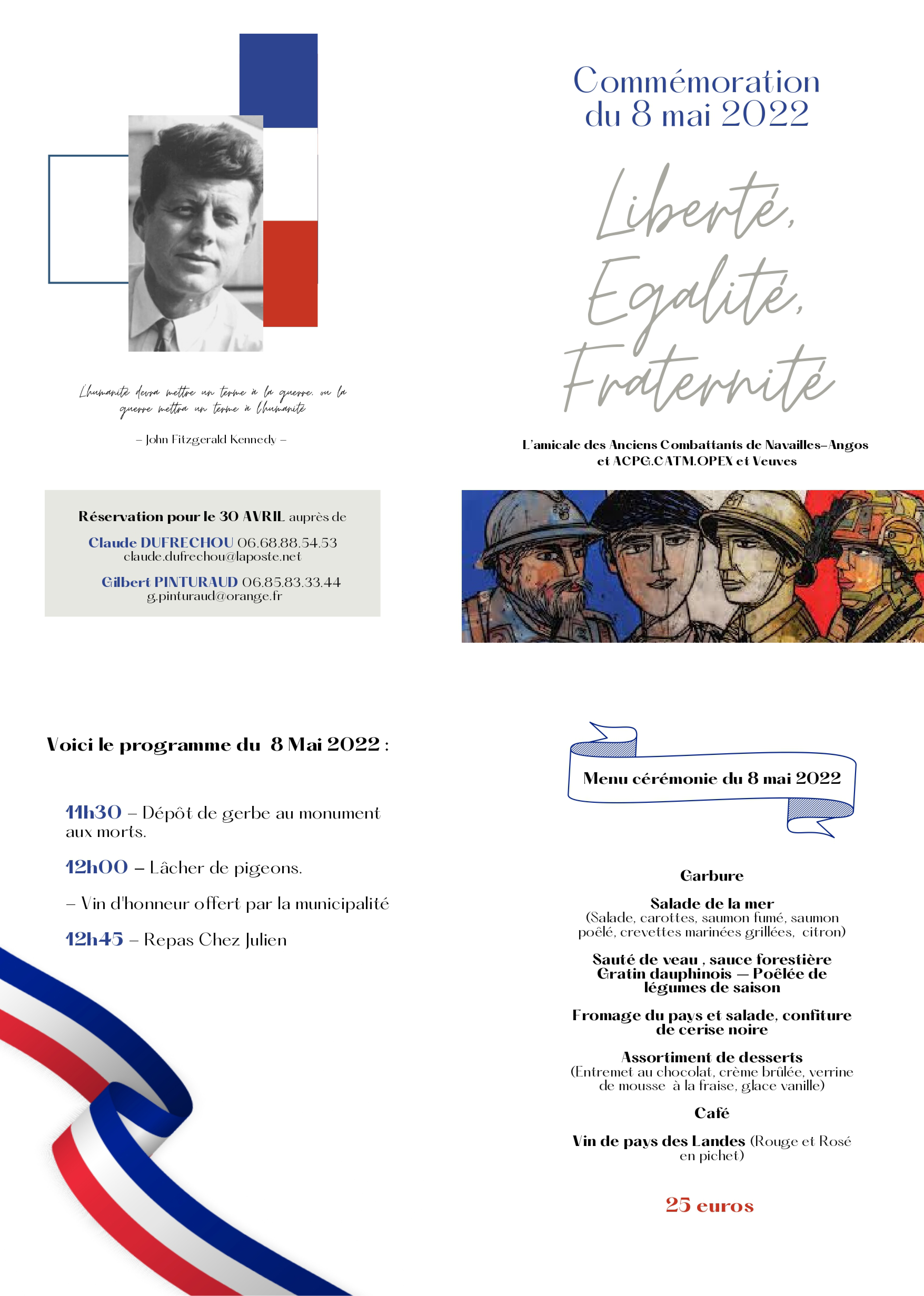 programme du 8 mai 2022