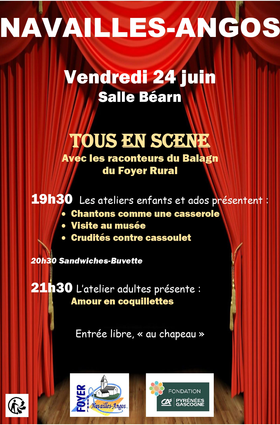 AFFICHE SPECTACLE THEATRE 2022