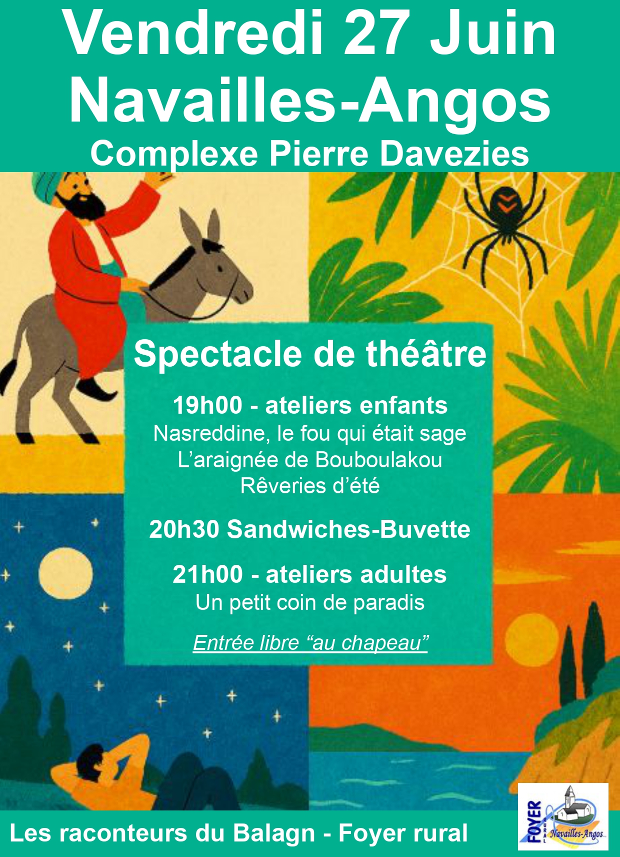 AFFICHE SPECTACLE THEATRE 2022