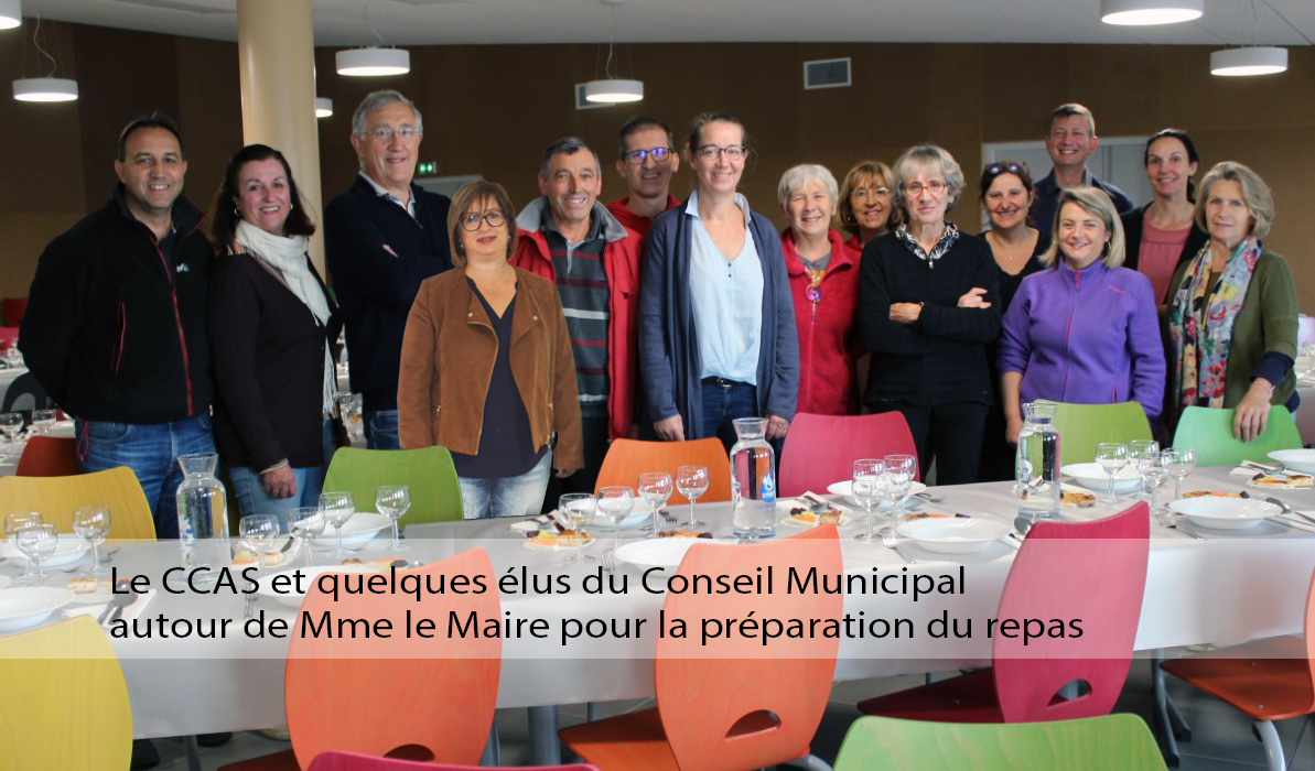 elus et ccas et sandrine a la preparation