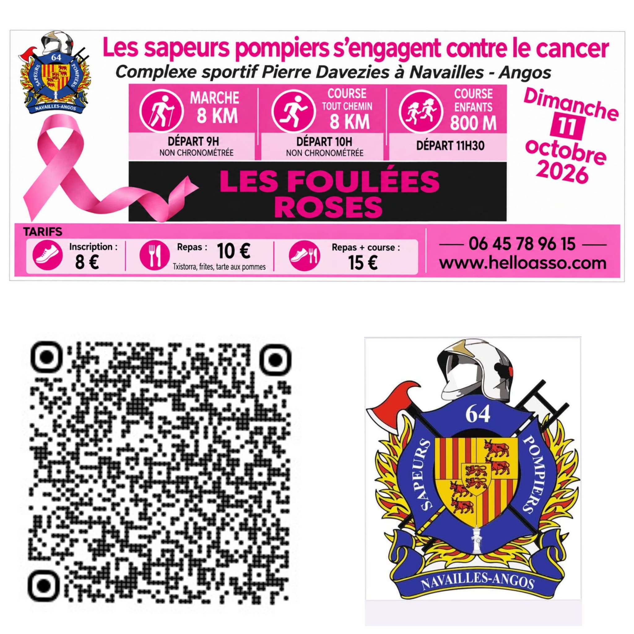 com foulées roses 2026